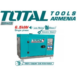 Դիզելային գեներատոր Անաղմուկ 6500 Վատտ 