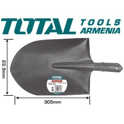 Պողպատե բահ 300x242 մմ