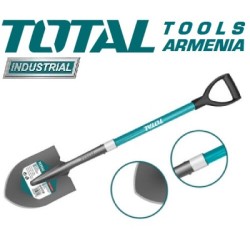 Պողպատե բահ ապակեպլաստ բռնակով 1020 մմ