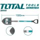 Steel shovel with fiberglass handle 1020mm
