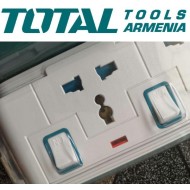 Երկարացման լարով վարդակ (ուդլինիտել) 4 տեղ 3մ