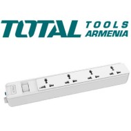 Երկարացման լարով վարդակ (ուդլինիտել) 4 տեղ 3մ