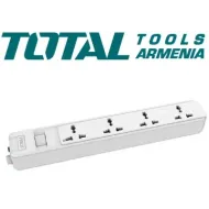 Երկարացման լարով վարդակ (ուդլինիտել) 4 տեղ 3մ