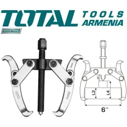 Առանցքակալի հանիչ 2 բռնիչով 150 մմ