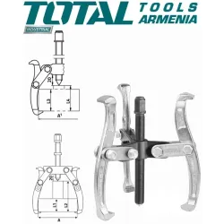 Առանցքակալի հանիչ 3 բռնիչով 100 մմ