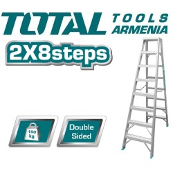 Երկկողմանի սանդուղք 2 x 8 քայլ