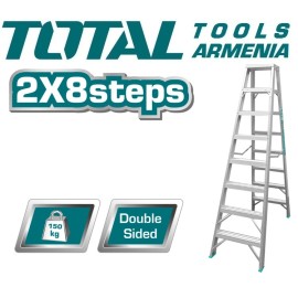 Double side ladder 2 x 8 steps