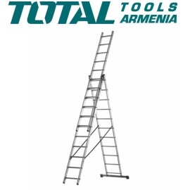 Three-section extension ladder