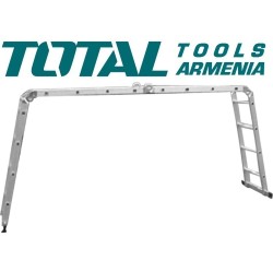 Բազմաֆունկցիոնալ ալյումինե սանդուղք 4 x 3 աստիճան