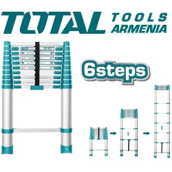Տելեսկոպիկ սանդուղք 6 քայլ