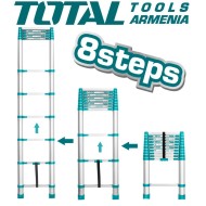 Տելեսկոպիկ սանդուղք 8 քայլ