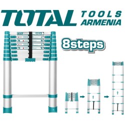 Տելեսկոպիկ սանդուղք 8 քայլ