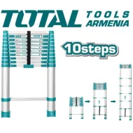Տելեսկոպիկ սանդուղք 10 քայլ