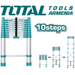 Տելեսկոպիկ սանդուղք 10 քայլ