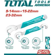 Կեռ պտուտակաբանալի 9-14մմ, 15-22մմ, 23-32 մմ