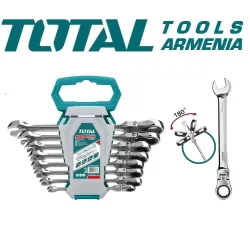  Բանալիների հավաքածու շարժական գլխով 8 հատ