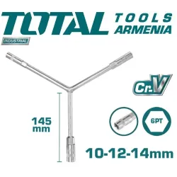 Y-աձև բանալի 10-12-14մմ