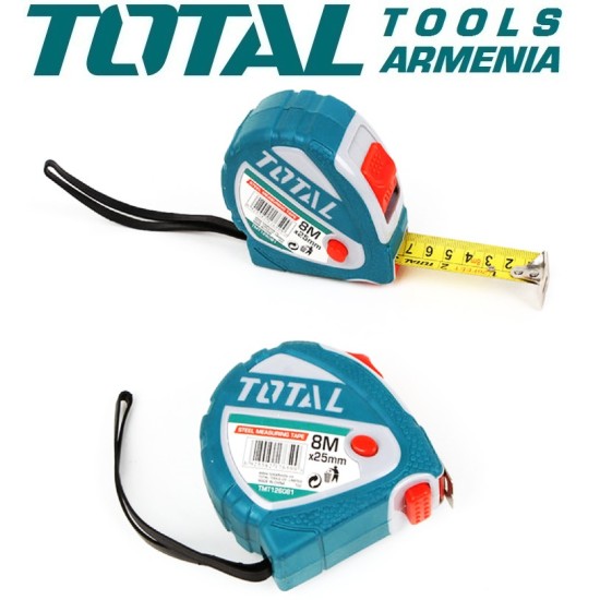 Ժապավեն չափիչ ՝ ( ռուլետկա ) 8 մ x 25 մմ :