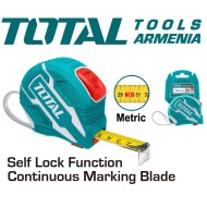 Ժապավեն չափիչ ՝  ( ռուլետկա )  8 մ x 25 մմ :