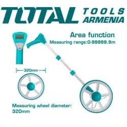 Անիվով  թվային մետր 
