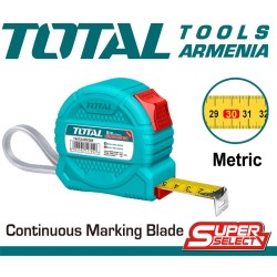 Ժապավեն չափիչ ՝  ( ռուլետկա )  8 մ x 25 մմ :