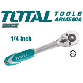 Ratchet wrench 1/4" - 158mm