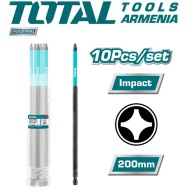 PH2 հարվածային պտուտակահան 200մմ բիթերի հավաքածու 10 հատ