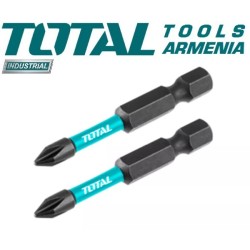 PH2 հարվածային պտուտակահան բիթերի կոմպլեկտ 2 հատ