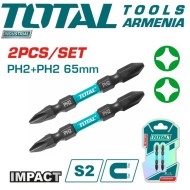 Հարվածային պտուտակահաններ երկկողմանի 2 հատ PH2