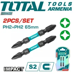 Հարվածային պտուտակահաններ երկկողմանի 2 հատ PH2