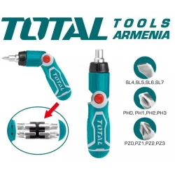13 - ը 1 - ում ռետչե պտուտակահանների հավաքածու