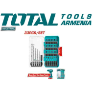 Հարվածային պտուտակահանների հավաքածու ՝ 33 հատ :