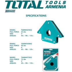 Մագնիսական եռակցման անկյուն 5"