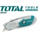 Knife with retractable trapezoidal blade