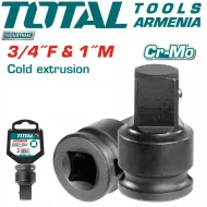 Հարվածային վարդակի ադապտեր 3/4" (F) x 1" (M)