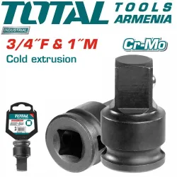 Հարվածային վարդակի ադապտեր 3/4" (F) x 1" (M)