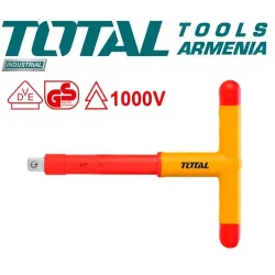 Դիէլեկտրիկ վեցանկյուն գլխիկների կցորդիչ T-աձև բռնակով 1/2 դյույմ