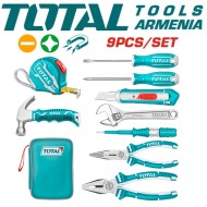 Ձեռքի գործիքների հավաքածու ՝ 9 կտոր 