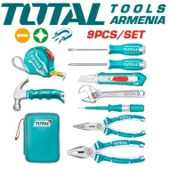 Ձեռքի գործիքների հավաքածու ՝ 9 կտոր 