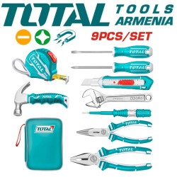 Ձեռքի գործիքների հավաքածու ՝ 9 կտոր 