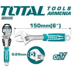 Կարգավորվող բանալի 6" 150 մմ