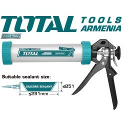 Սիլիկոնի ատրճանակ ալյումինե 305 մմ