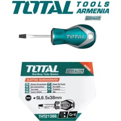 Պտուտակահան ` հարթ  (տափակ ) SL 6.5 x 38 