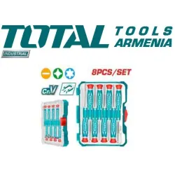 8 հատ ճշգրիտ պտուտակահանների հավաքածու