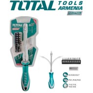 Պտուտակահանի հավաքածու ՝  ճկուն շղթայով 12 հատ 