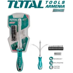 Պտուտակահանի հավաքածու ՝  ճկուն շղթայով 12 հատ 