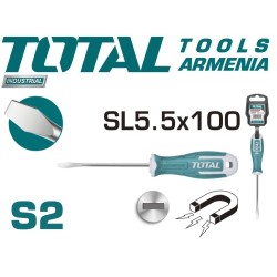 Պտուտակահան ՝ հարթ ( տափակ ) SL 5.5 x 100 մմ 