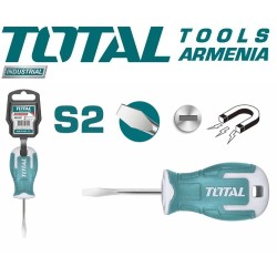 Պտուտակահան ` հարթ (տափակ) SL6.5x38մմ