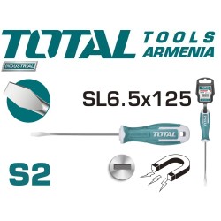 Պտուտակահան ՝ հարթ ( տափակ ) SL 6.5 x 125 մմ 