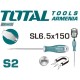Պտուտակահան ՝ հարթ ( տափակ ) SL 6.5 x 150 մմ 